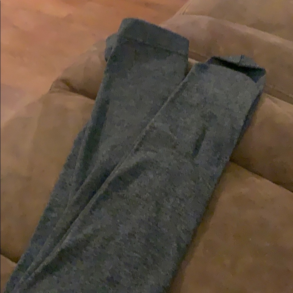 Footed tights. Grey. Never worn. Would be warm.